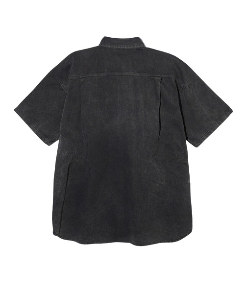 X-girl(エックスガール)の「FACE PIGMENT DYED S/S SHIRT(シャツ/ブラウス・レディース・ブラック/オリーブ/レッド・S/M)」の17枚目の写真