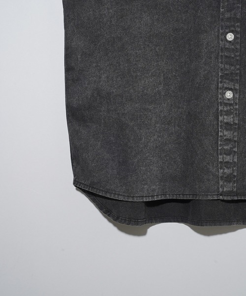 X-girl(エックスガール)の「FACE PIGMENT DYED S/S SHIRT(シャツ/ブラウス・レディース・ブラック/オリーブ/レッド・S/M)」の22枚目の写真