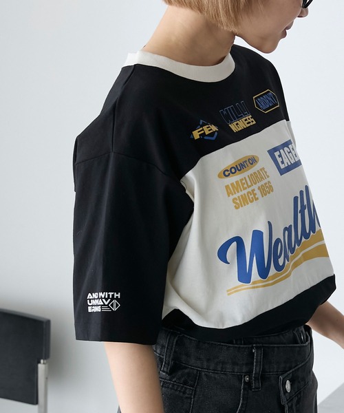 グラフィックTシャツ Mサイズ forksy.】モトクロスグラフィックTシャツ forksy.│MONO-MART