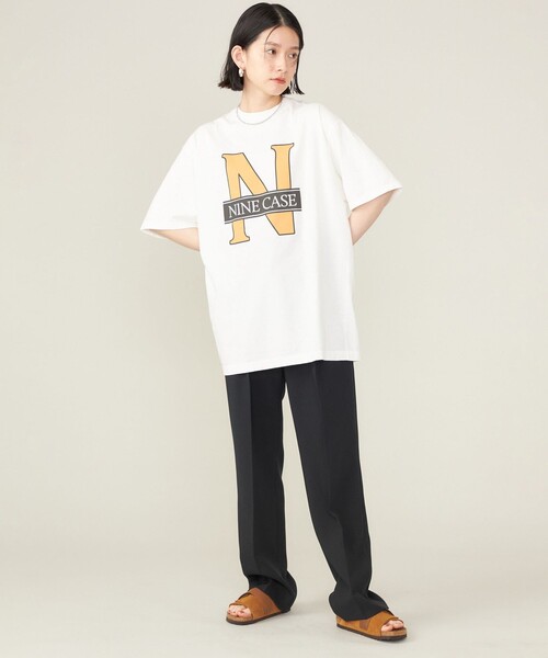 【セール】SHIPS NINE CASE:〈洗濯機可能〉N TEE◇（Tシャツ/カットソー）｜SHIPS（シップス）