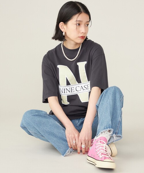 【セール】SHIPS NINE CASE:〈洗濯機可能〉N TEE◇（Tシャツ/カットソー）｜SHIPS（シップス）