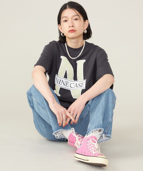 【セール】SHIPS NINE CASE:〈洗濯機可能〉N TEE◇（Tシャツ/カットソー）｜SHIPS（シップス）