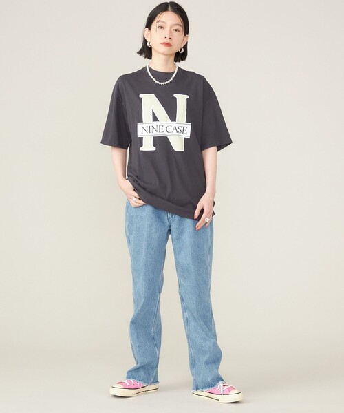 【セール】SHIPS NINE CASE:〈洗濯機可能〉N TEE◇（Tシャツ/カットソー）｜SHIPS（シップス）