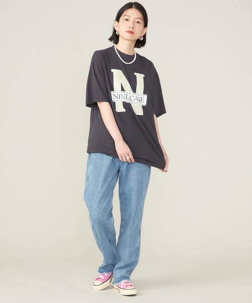 【セール】SHIPS NINE CASE:〈洗濯機可能〉N TEE◇（Tシャツ/カットソー）｜SHIPS（シップス）