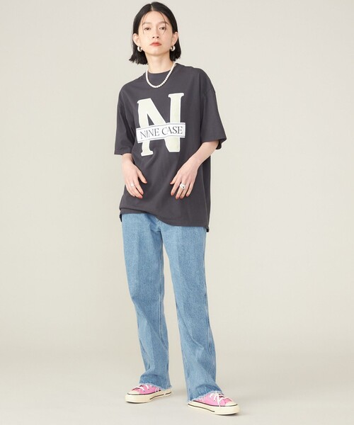 【セール】SHIPS NINE CASE:〈洗濯機可能〉N TEE◇（Tシャツ/カットソー）｜SHIPS（シップス）