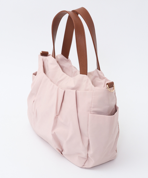 SOFFITTO（ソフィット）の「多ポケットハンドバッグ(取り扱い店舗限定)（トートバッグ・レディース・ピンク/ブラック/グレイッシュベージュ・FREE）」の4枚目の写真