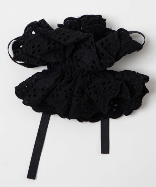 WEGO(ウィゴー)の「WEGO/リボン付きレースシュシュ(シュシュ・レディース・ブラック/ホワイト・FREE)」の9枚目の写真