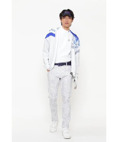 パーリーゲイツ ロゴグラデパネルプリント フーディ パーリーゲイツ ロゴグラデパネルプリント フーディ パーカー