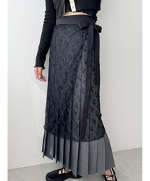 WC | フラワーレースラップスカート(スカート)