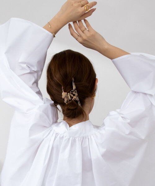 NOLLEY’S（ノーリーズ）の「スリムクロウクリップ（バレッタ/ヘアクリップ・レディース・ベージュ系その他3・FREE）」の9枚目の写真