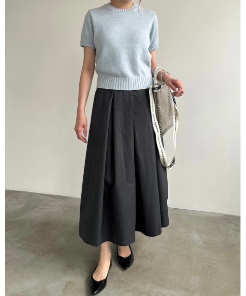 DAIS-Y（デイジー）の「サマー半袖ニット（ニット/セーター・レディース・ライトブルー/アイボリー/ピンク・FREE）」の4枚目の写真