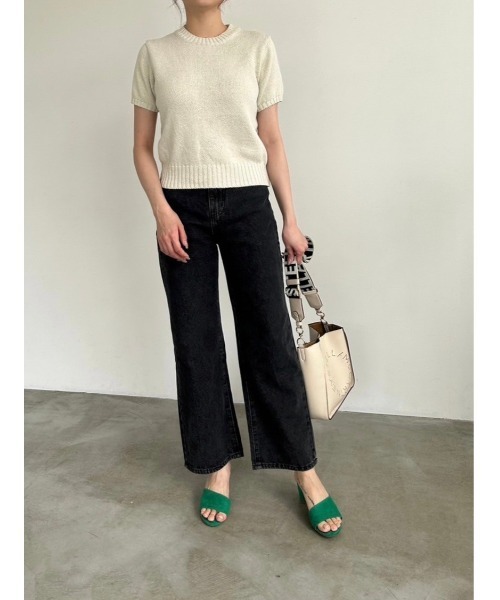 DAIS-Y（デイジー）の「サマー半袖ニット（ニット/セーター・レディース・ライトブルー/アイボリー/ピンク・FREE）」の20枚目の写真