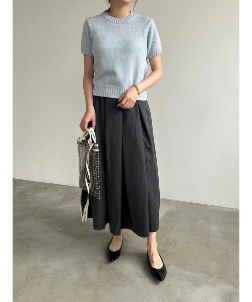 Re:EDIT｜ダブルジップ半袖ニットトップス | Rakuten Fashion