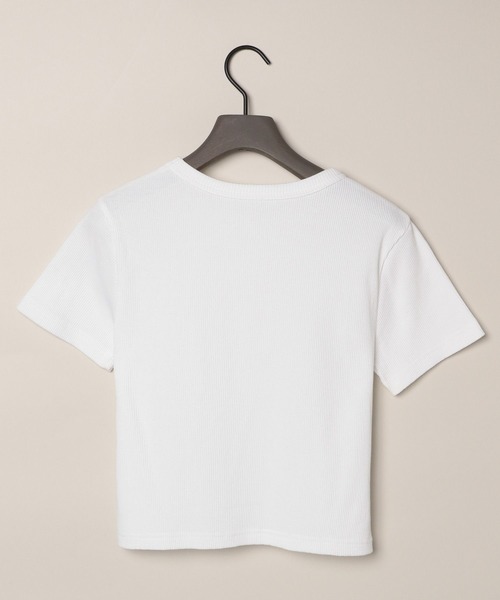 eL（エル）の「【eL】Rib Just Tee/105145（Tシャツ/カットソー・レディース・ブルー/ホワイト/ブラック/イエロー系その他/ブルー系その他/レッド・FREE）」の7枚目の写真