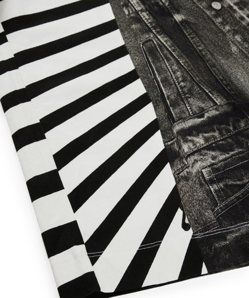 JNBY(ジェーエヌビーワイ)の「Eye-catching Printed Loose-fit Cotton T-shirt(Tシャツ/カットソー・レディース・ブラック系その他/ブルー系その他4/ピンク系その他5・38/36)」の10枚目の写真
