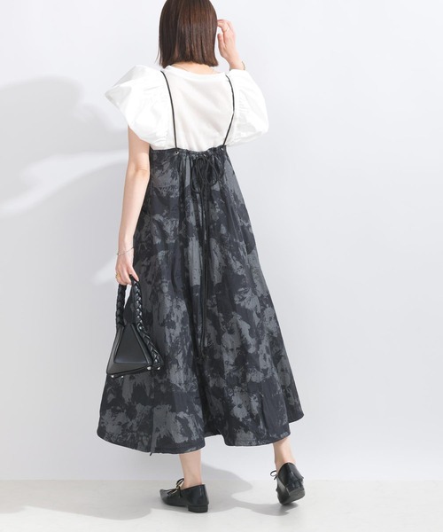 PICCIN（ピッチン）の「【WEB限定】ボリュームスリーブシアーラメテレコプルオーバー（Tシャツ/カットソー・レディース・ブラック/オフホワイト・L/M）」の4枚目の写真