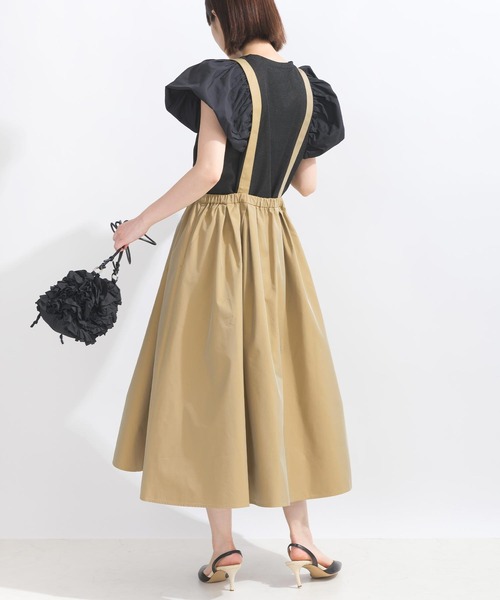 PICCIN（ピッチン）の「【WEB限定】ボリュームスリーブシアーラメテレコプルオーバー（Tシャツ/カットソー・レディース・ブラック/オフホワイト・L/M）」の16枚目の写真