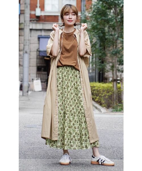 zootie（ズーティー）の「Vネックリボン コットンボイルシャツ