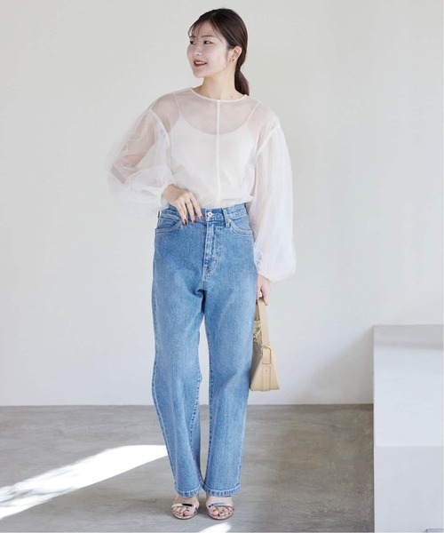 追加6》LE DENIM ストレートパンツ（デニムパンツ）｜SLOBE IENA