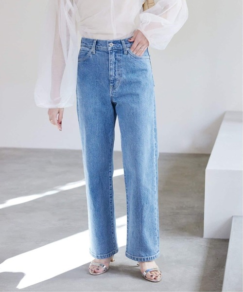 追加6》LE DENIM ストレートパンツ（デニムパンツ）｜SLOBE IENA