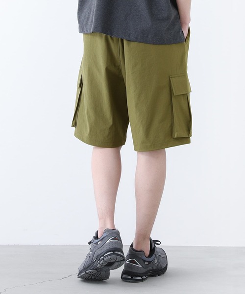 n'OrLABEL(ノアールレーベル)の「【撥水】ナイロンハーフカーゴパンツ(カーゴパンツ・メンズ・ブラック/カーキ/ベージュ・XL/L/M)」の14枚目の写真