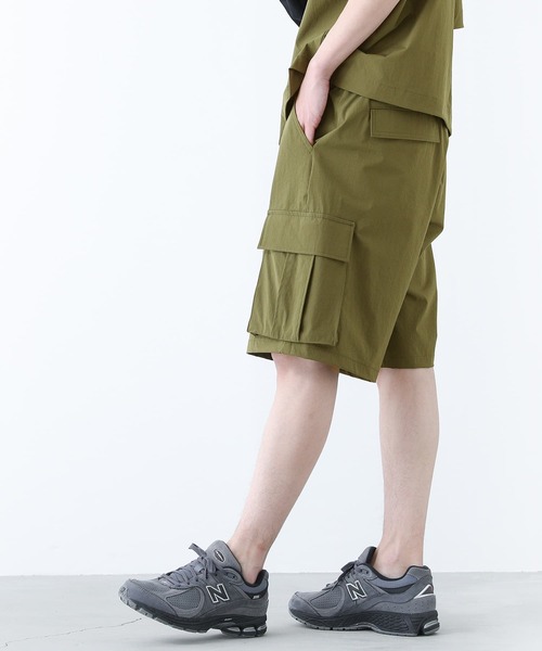 n'OrLABEL(ノアールレーベル)の「【撥水】ナイロンハーフカーゴパンツ(カーゴパンツ・メンズ・ブラック/カーキ/ベージュ・XL/L/M)」の15枚目の写真