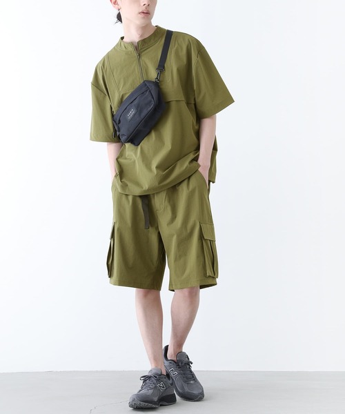 n'OrLABEL(ノアールレーベル)の「【撥水】ナイロンハーフカーゴパンツ(カーゴパンツ・メンズ・ブラック/カーキ/ベージュ・XL/L/M)」の16枚目の写真