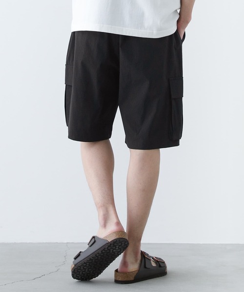 n'OrLABEL(ノアールレーベル)の「【撥水】ナイロンハーフカーゴパンツ(カーゴパンツ・メンズ・ブラック/カーキ/ベージュ・XL/L/M)」の11枚目の写真