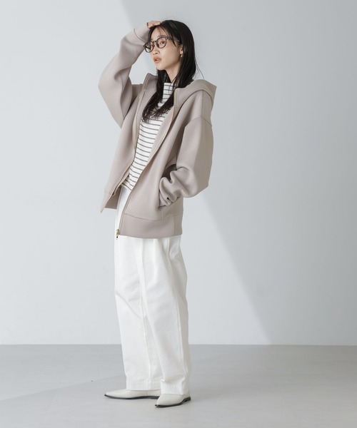 WEB限定】テックダンボールダブルジップBIGパーカ男女兼用（パーカー