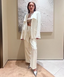 JOSE MOON（ジョゼムーン）の「SHEER MONOGRAM BARE TOP/シアー