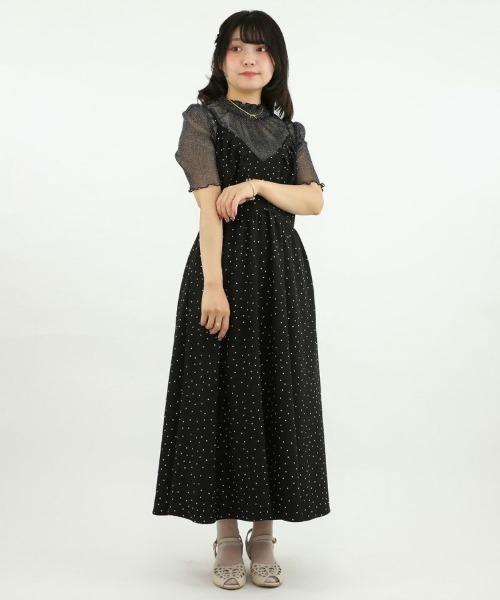 F i.n.t（フィント）の「シアーラメトップス/fint（Tシャツ/カットソー・レディース・ブラック/シルバー/ライトピンク/ライトベージュ・FREE）」の11枚目の写真