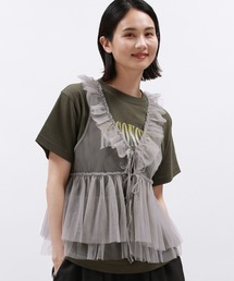 チュールリボンUPベスト / 125539