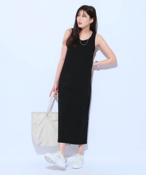 マイストラーダ Mystrada ジレ　スリットワンピース　セット Mystrada - マイストラーダ スリットキャミワンピース