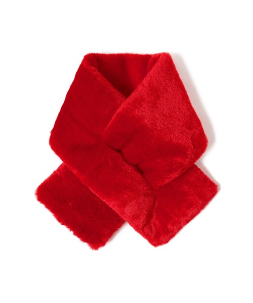 Ray BEAMS（レイビームス）の「フェイクファー ティペット（マフラー・レディース・ネイビー/レッド/サックスブルー・ONE SIZE）」の13枚目の写真