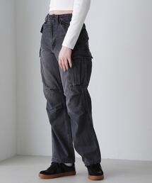 AVIREX（アヴィレックス）の「《WEB&DEPOT限定》M-65 FATIGUE DENIM PANTS / M-65 ファティーグ デニム パンツ / AVIREX /（カーゴパンツ・メンズ）」