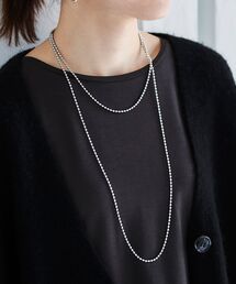 le.coeur blanc | ボールチェーン2本セットネックレス(ネックレス)