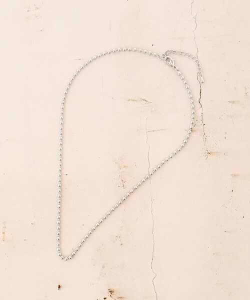 le.coeur blanc（ルクールブラン）の「ボールチェーン2本セットネックレス（ネックレス・レディース・シルバー・FREE）」の11枚目の写真