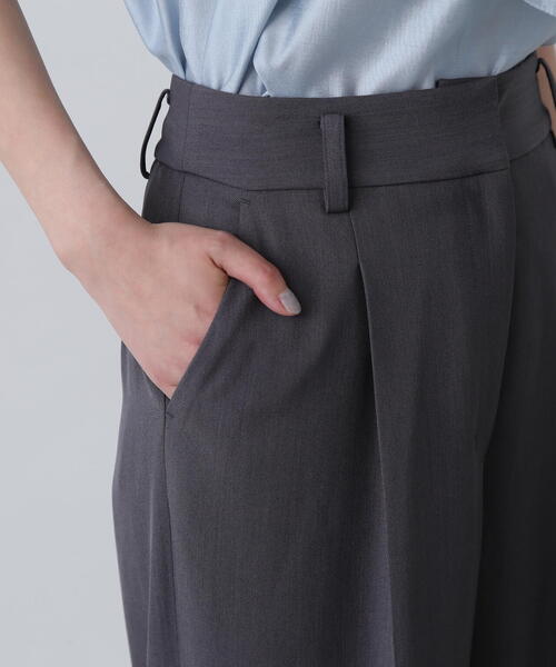 N.（N. Natural Beauty Basic）（エヌエヌナチュラルビューティーベーシック）の「◆ラップレイヤードパンツ（その他パンツ・レディース・ベージュ/グレー・MEDIUM/SMALL）」の20枚目の写真