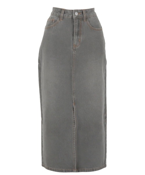 KOBE LETTUCE（コウベレタス）の「タイトスリットデニムスカート（デニムスカート・レディース・ブルー/グレー・S/L/M）」の11枚目の写真