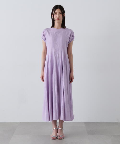 N.（N. Natural Beauty Basic）（エヌエヌナチュラルビューティーベーシック）の「◆パネル切替パフワンピース（ワンピース・レディース・スミクロ/ライラック/ベージュ・MEDIUM/SMALL）」の22枚目の写真