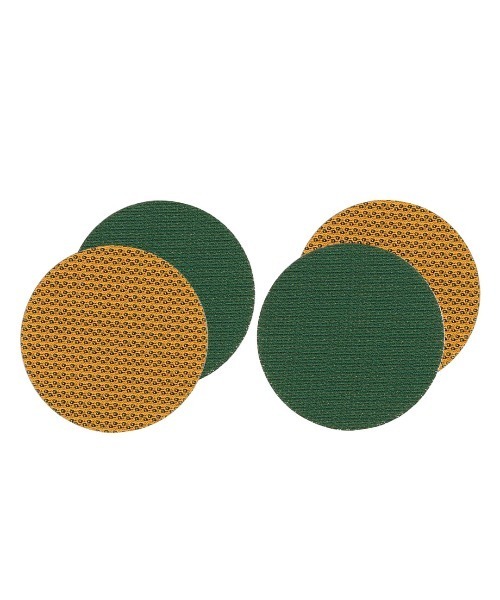 DULTON（ダルトン）の「S/2 COASTER ROUND/ コースター ラウンド 2pcs セット（ランチョンマット/テーブルウェア・メンズ・イエロー×グリーン/グリーン×ピンク/ネイビー・FREE）」の3枚目の写真