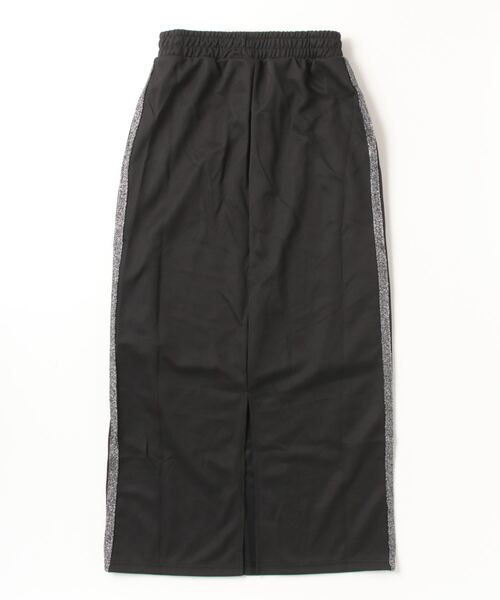 Shelly island(シェリーアイランド)の「ラメラインスカート(スカート・レディース・チャコールグレー/ブラック・FREE)」の10枚目の写真