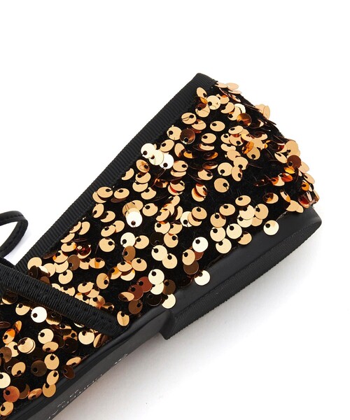 SY UNITED ARROWS(シーユナイテッドアローズ)の「<SY>スパンコールバレエ フラット10●↑(バレエシューズ・レディース・レッド/その他1/その他2/その他3/ブラック/ライトグレー/その他4/ネイビー/ライトピンク/ダークブラウン・22cm/22.5cm/23cm/23.5cm/24cm/24.5cm/25cm)」の18枚目の写真