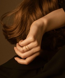 【les bonbon】moonlight chain ring ムーンライト チェーン リング