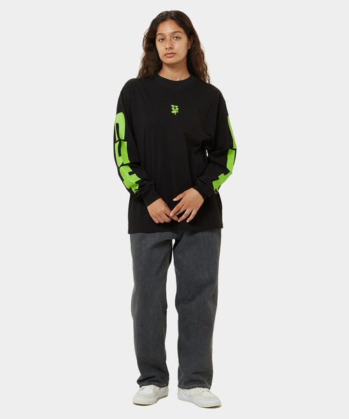 MEGABLAST STRETCH LS TEE / HUF ハフ ヘビーウェイト ロング