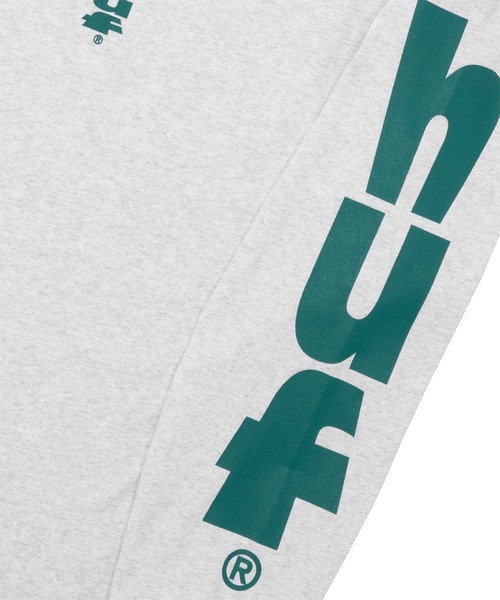 HUF（ハフ）の「MEGABLAST STRETCH LS TEE  / HUF ハフ ヘビーウェイト ロングスリーブTシャツ ロンT（Tシャツ/カットソー・メンズ・アッシュグレー/グリーン系その他/ブラック/ホワイト・XX-LARGE/X-LARGE/LARGE/MEDIUM/SMALL/X-SMALL）」の19枚目の写真