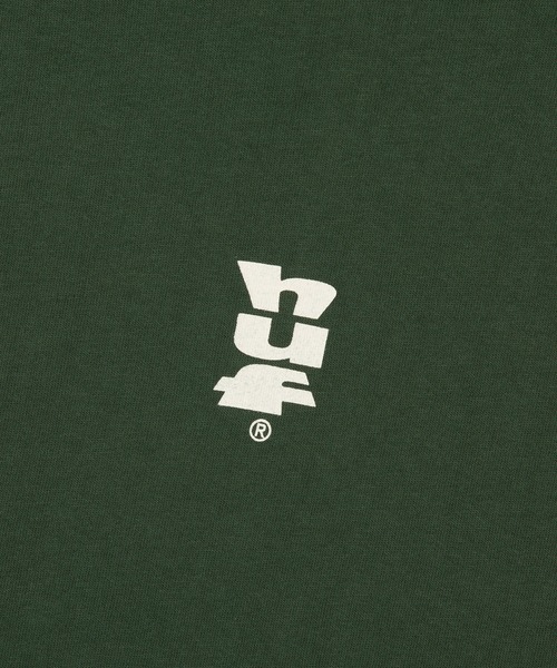 HUF（ハフ）の「MEGABLAST STRETCH LS TEE  / HUF ハフ ヘビーウェイト ロングスリーブTシャツ ロンT（Tシャツ/カットソー・メンズ・アッシュグレー/グリーン系その他/ブラック/ホワイト・XX-LARGE/X-LARGE/LARGE/MEDIUM/SMALL/X-SMALL）」の9枚目の写真