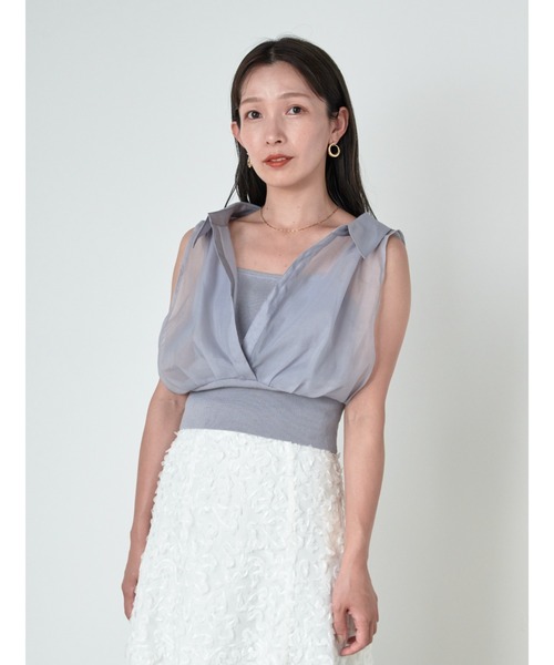 【セール】ドッキングニットTOPS（ニット/セーター）｜SNIDEL（スナイデル）