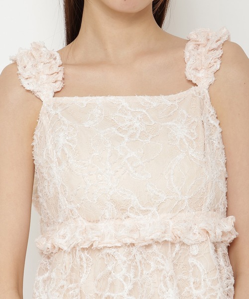 REDYAZEL（レディアゼル）の「レースフリルぺプラムキャミソール（キャミソール・レディース・オフホワイト/ピンク/イエロー・FREE）」の19枚目の写真