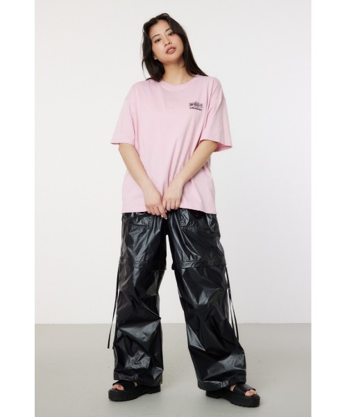 RODEO CROWNS WIDE BOWL（ロデオクラウンズワイドボウル）の「RC racer Patch Tシャツ（Tシャツ/カットソー・レディース・ブラック/ライトピンク/オフホワイト/ダークグリーン・FREE）」の14枚目の写真